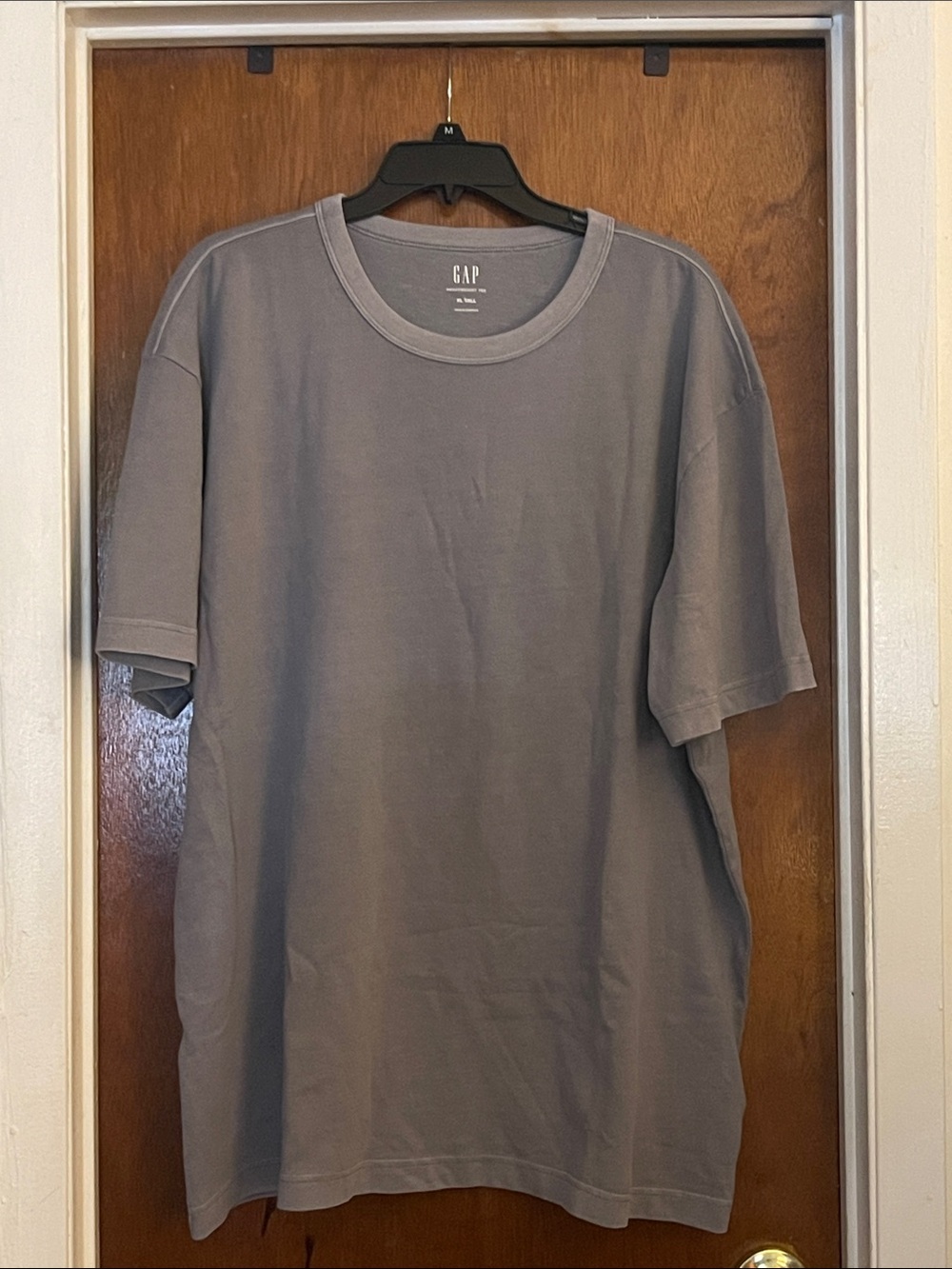 GAP Men's Slate Gray Crew Neck Short Sleeve Tee